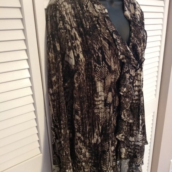 NWT blouse button down 18w - Picture 5 of 8